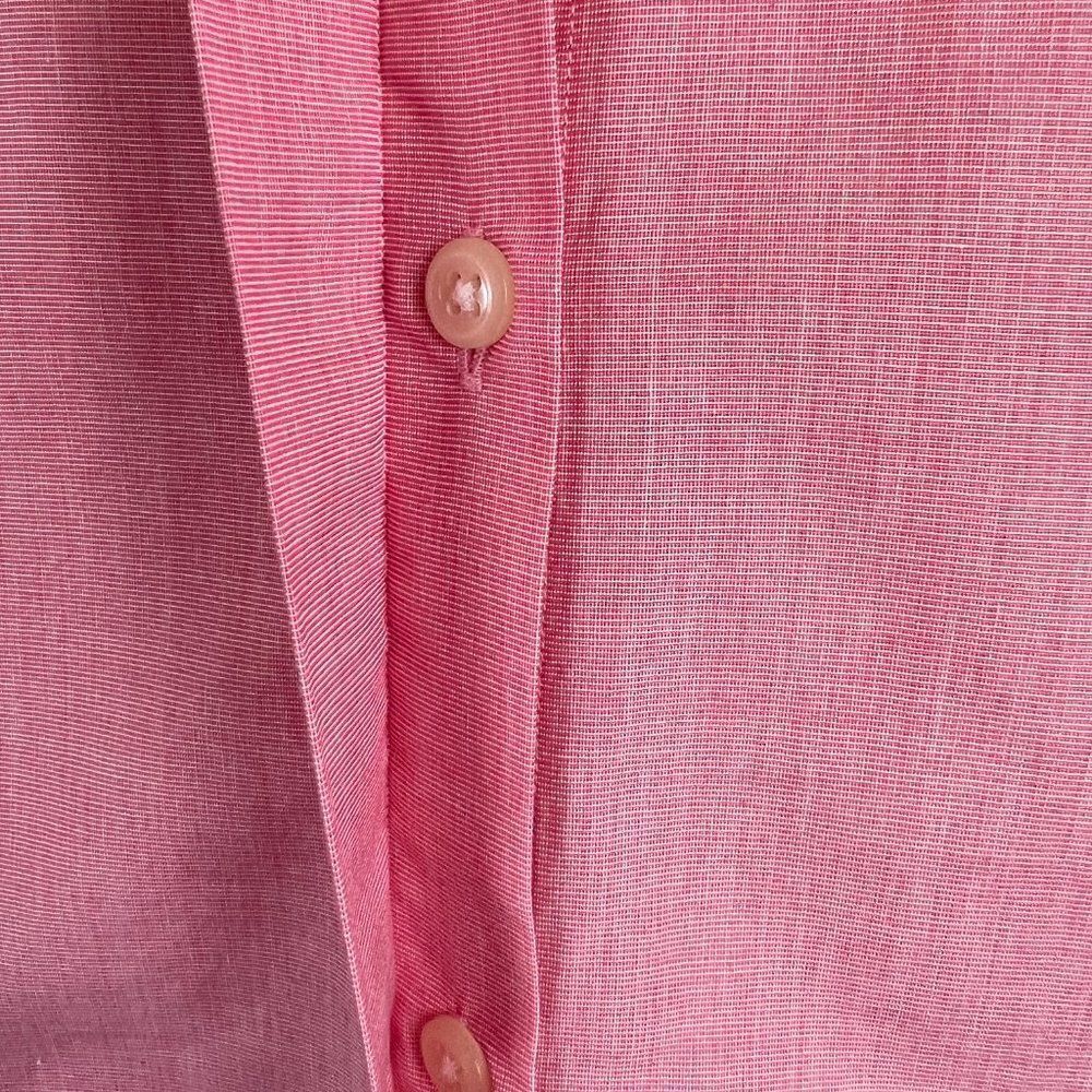 RALPH LAUREN Collection Classics cotton pink button down shirt top blouse size 2 - Picture 3 of 7
